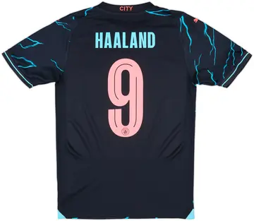 2023-24 Manchester City Third Shirt Haaland #9 - 10/10 - (S)