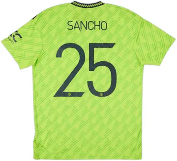 2022-23 Manchester United Third Shirt Sancho #25 - 10/10 - (L)