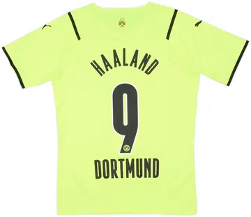 2021-22 Borussia Dortmund Authentic Home European Shirt Haaland #9 (L)