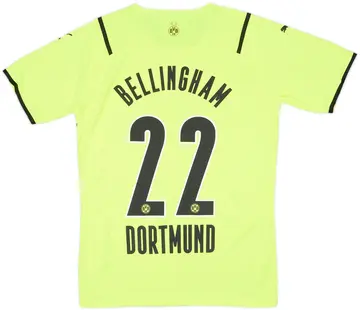 2021-22 Borussia Dortmund Authentic Home European Shirt Bellingham #22 (L)