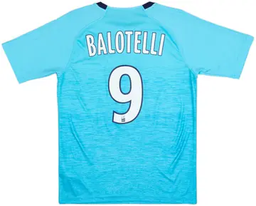 2018-19 Olympique Marseille Third Shirt Balotelli #9 - 10/10 - (S)