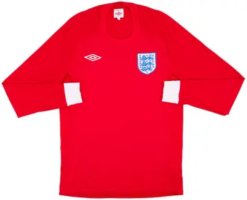2010-11 England Away L/S Shirt - 10/10 - (M)