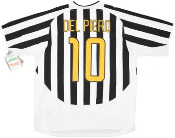 2003-04 Juventus Home Shirt Del Piero #10 (XXL)