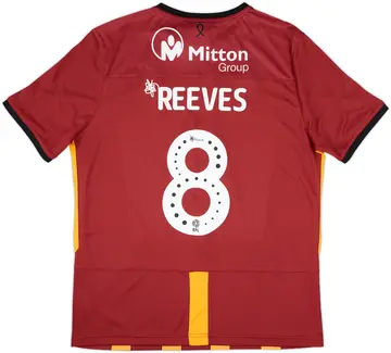 2019-20 Bradford City Home Shirt Reeves #8 (L)