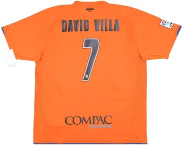 2007-08 Valencia Away Shirt David Villa #7 (XXL)