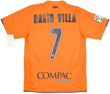 2007-08 Valencia Away Shirt David Villa #7 (S)