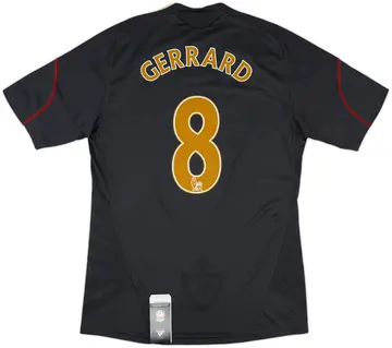 2009-10 Liverpool Away Shirt Gerrard #8 (M)