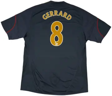 2009-10 Liverpool Away Shirt Gerrard #8 (XL)