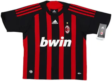 2008-09 AC Milan Home Shirt (S.Boys)