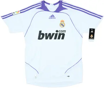 2007-08 Real Madrid Home Shirt (XL.Boys)