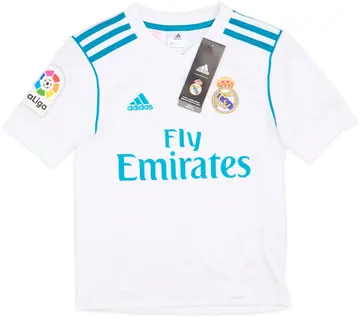 2017-18 Real Madrid Home Shirt (S.Boys)