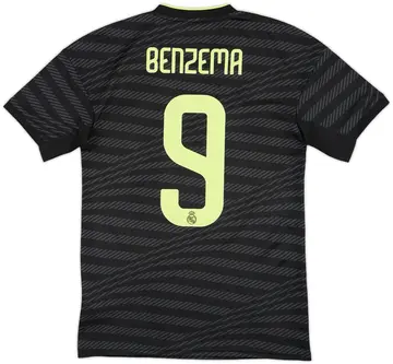 2022-23 Real Madrid Third Shirt Benzema #9 - 10/10 - (XS)