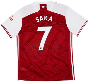 2020-21 Arsenal Home Shirt Saka #7 - 10/10 - (L)