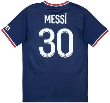 2021-22 Paris Saint-Germain Home Shirt Messi #30 - 10/10 - (S)