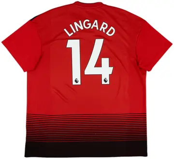 2018-19 Manchester United Home Shirt Lingard #14 - 10/10 - (XL)