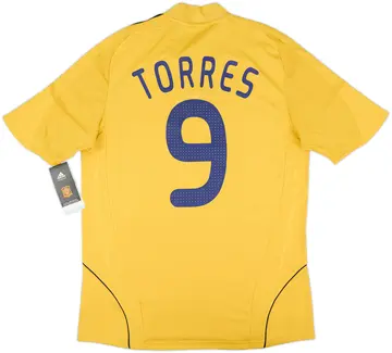 2008-10 Spain Away Shirt Torres #9 (M)