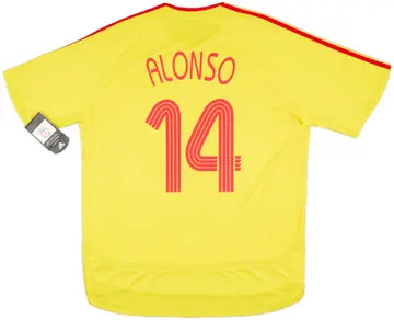 2006-07 Liverpool Away Shirt Alonso #14 (XL)