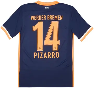 2015-16 Werder Bremen Away Shirt Pizzaro #14 - 10/10 - (S)