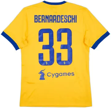 2017-18 Juventus Away Shirt Bernadeschi #33 (S)