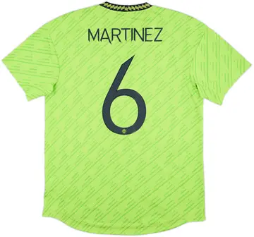 2022-23 Manchester United Player Issue Third Shirt Martinez #6 (M/L)