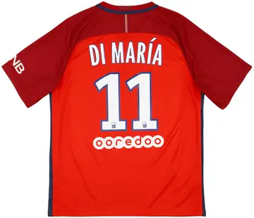 2016-17 Paris Saint-Germain Away Shirt Di Maria #11 - 10/10 - (L)
