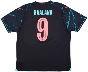 2023-24 Manchester City Third Shirt Haaland #9 - 10/10 - (XL)