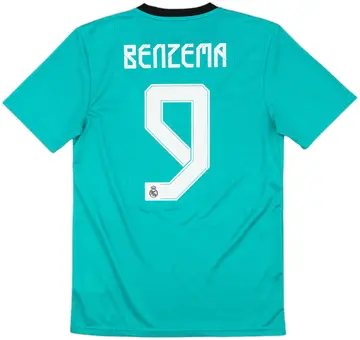 2021-22 Real Madrid Third Shirt Benzema #9 - 10/10 - (S)