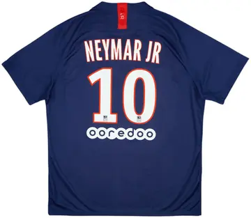 2019-20 Paris Saint-Germain Home Shirt Neymar Jr #10 - 10/10 - (XL)
