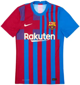 2021-22 Barcelona Authentic Home Shirt - 10/10 - (XS)