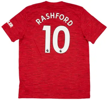 2020-21 Manchester United Home Shirt Rashford #10 (XL)