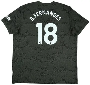 2020-21 Manchester United Away Shirt B.Fernandes #18 - 10/10 - (3XL)