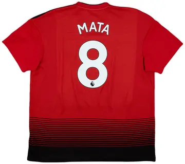 2018-19 Manchester United Home Shirt Mata #8 (XL)