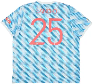 2021-22 Manchester United Away Shirt Sancho #25 - 10/10 - (XXL)