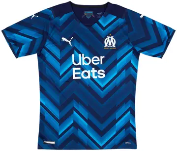 2021-22 Olympique Marseille Authentic Away Shirt - 10/10 - (L)