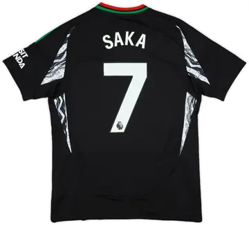 2024-25 Arsenal Away Shirt Saka #7 (L)