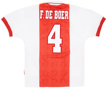 1998-99 Ajax Home Shirt F.De Boer #4 (S)
