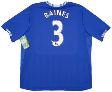 2009-10 Everton Home Shirt Baines #3 (XL)