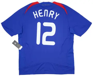 2007-08 France Home Shirt Henry #12 (XL)