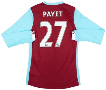 2016-17 West Ham Home L/S Shirt Payet #27 (S)