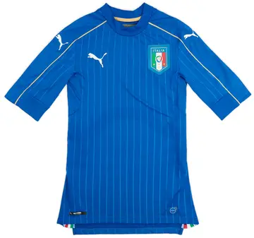 2016-17 Italy Player Issue Home Shirt - 10/10 - (S)