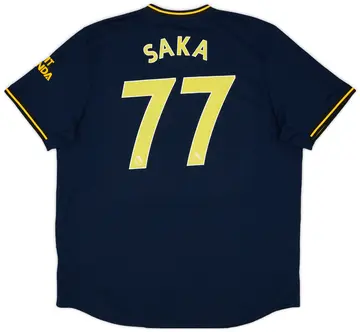 2019-20 Arsenal Authentic Third Shirt Saka #77 (XXL)