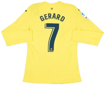 2020-21 Villarreal Home L/S Shirt Gerard #7 (M)