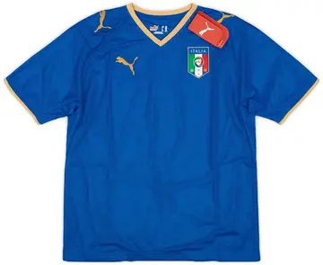 2007-08 Italy Home Shirt (XL.Boys)