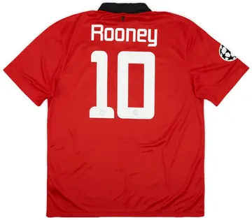 2013-14 Manchester United Home Shirt Rooney #10 (XL)