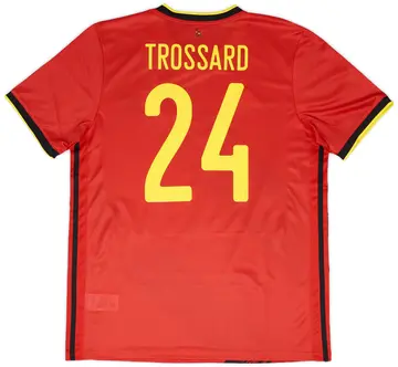 2020-21 Belgium Home Shirt Trossard #24 (L)