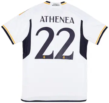 2023-24 Real Madrid Women's Authentic Home Shirt Athenea #22 (Unisex fit - L)