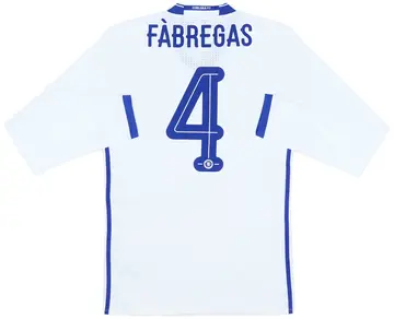 2016-17 Chelsea Player Issue Third L/S Shirt Fabregas #4 (M)
