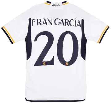2023-24 Real Madrid Authentic Home CL Shirt Fran Garcia #20 (S)