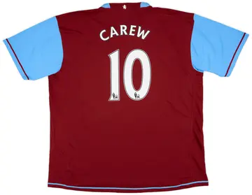 2007-08 Aston Villa Home Shirt Carew #10 (3XL)