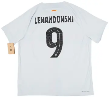 2022-23 Barcelona Third Shirt Lewandowski #9 (XXL)